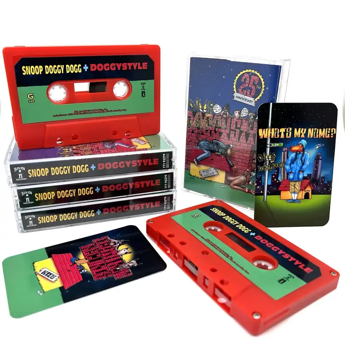 G-Funk Snoop Dogg bande musicale Doggystyle Album Gin et Jus Cassettes Cosplay baladeur voiture enregistreur pistes sonores boîte fête musique