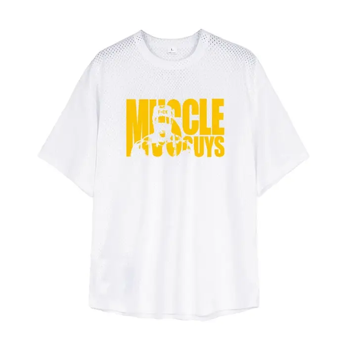 T-shirt à manches courtes en maille de Polyester pour hommes