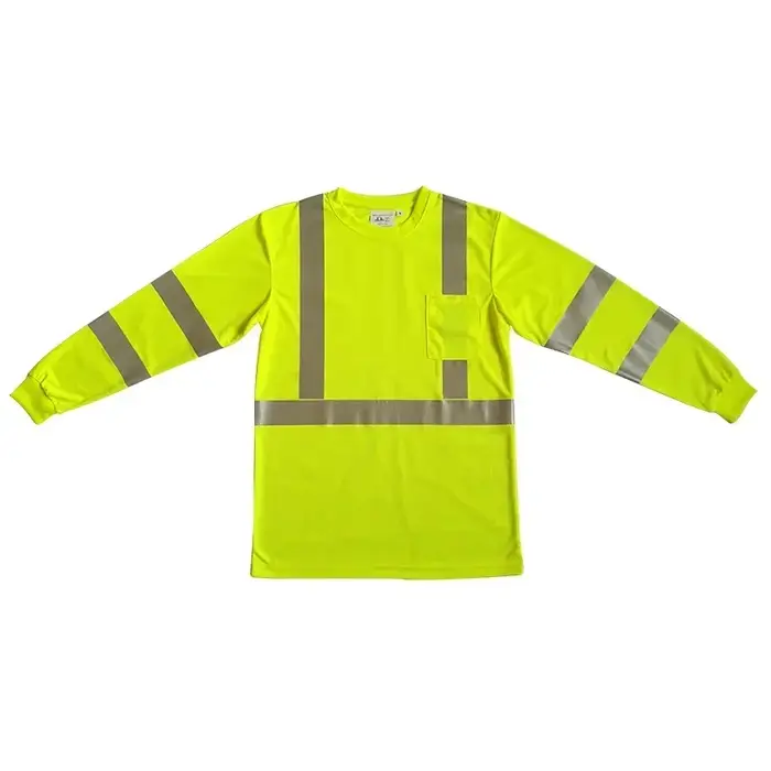 T-shirt réfléchissant, vêtements de travail de sécurité réfléchissants haute visibilité pour hommes