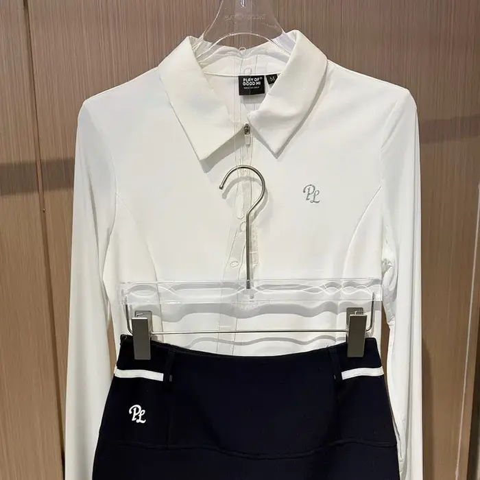 PL Polo de golf pour femme à col, manches longues, élastique et rafraîchissant, T-shirt, Jupe crayon