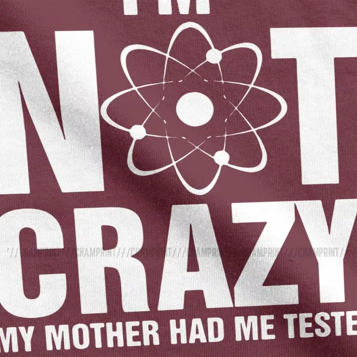 La théorie du Big Bang citation drôle T-Shirts hommes 100% coton nouveauté
