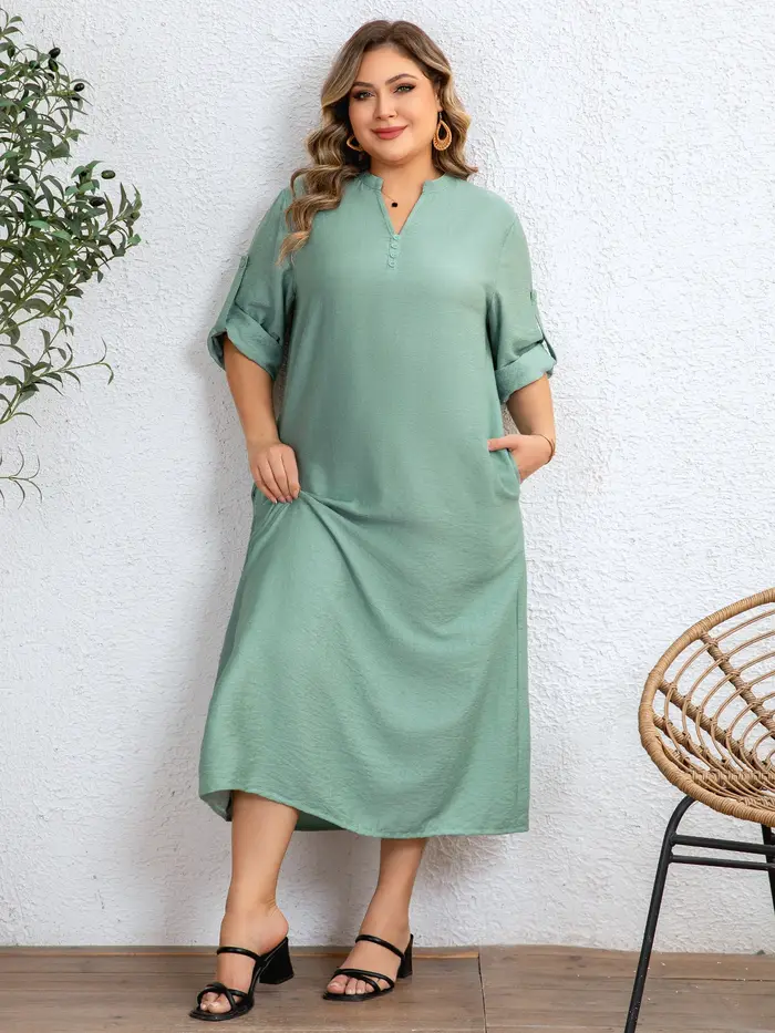 Robe ample pour femmes grandes tailles