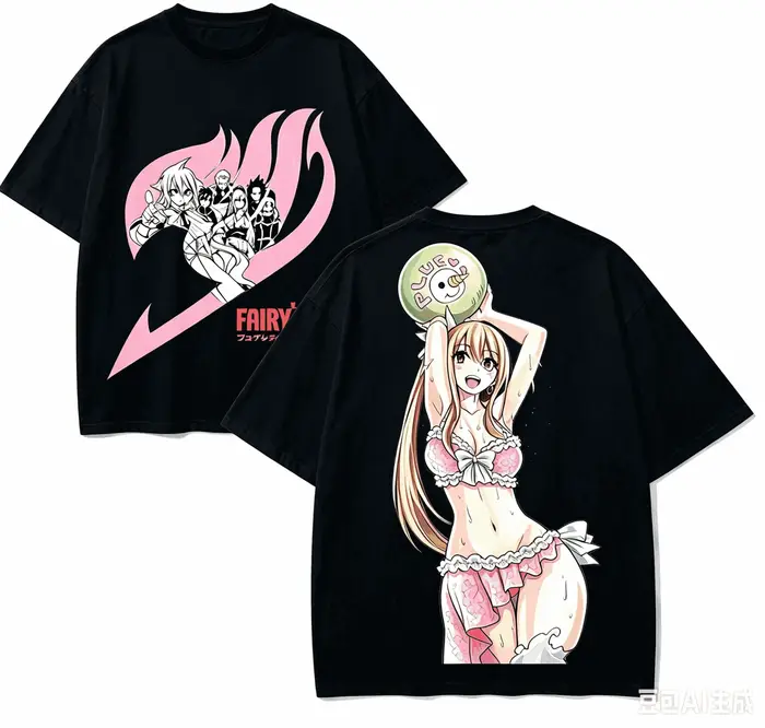 T-shirt pour amoureux de l'anime Fairy Tail