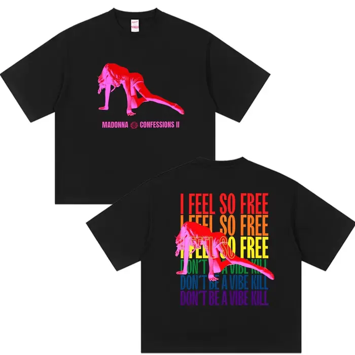 T-shirt Madonna « Confessions II » 2026 | T-shirt en coton lourd 230g