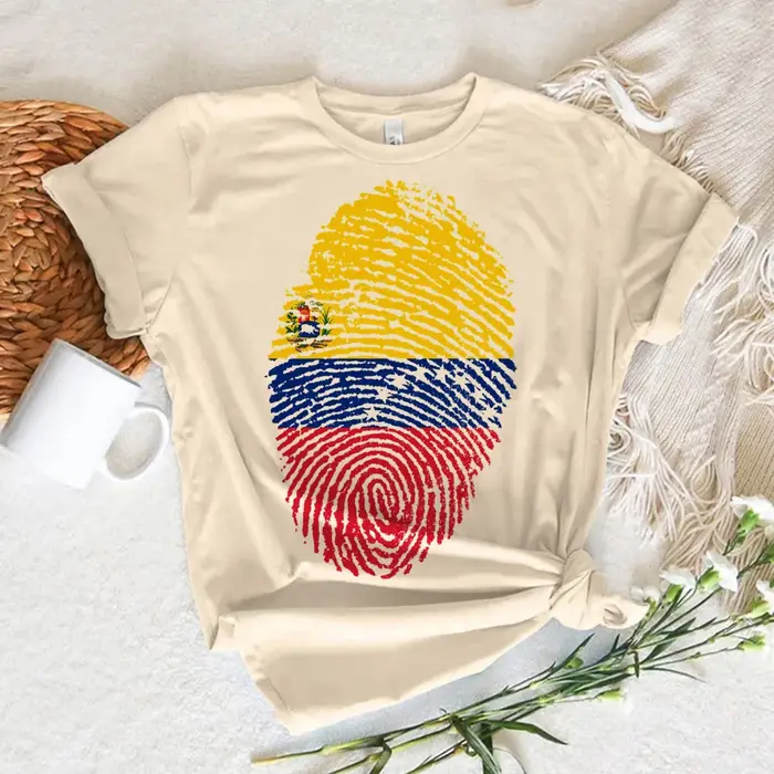 Venezuela t-shirt femmes harajuku style moderne motif t-shirts femme anime vêtements