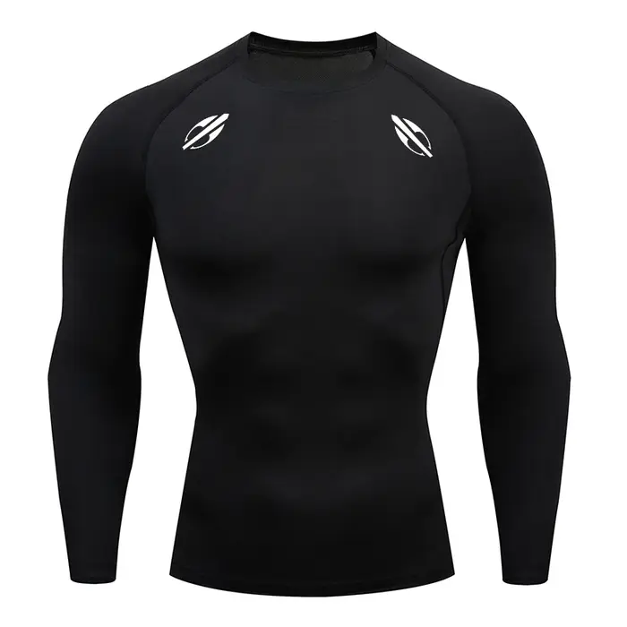 Chemises de compression solides pour hommes