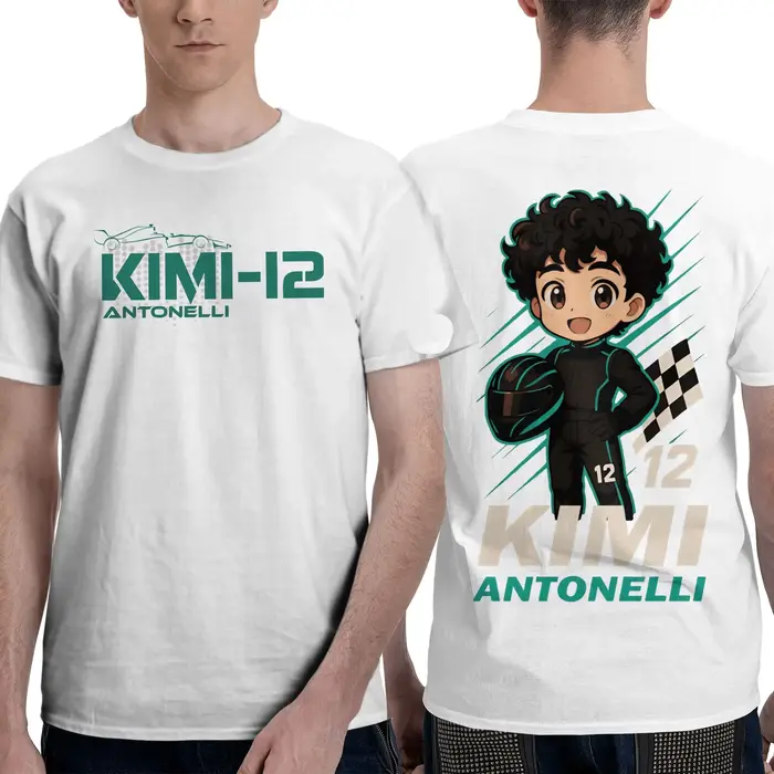 Kimi Antonelli T-shirt pour homme en pur coton