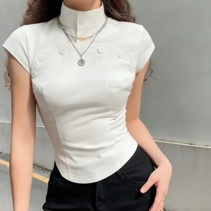 Haut ajusté sexy et tendance pour femme