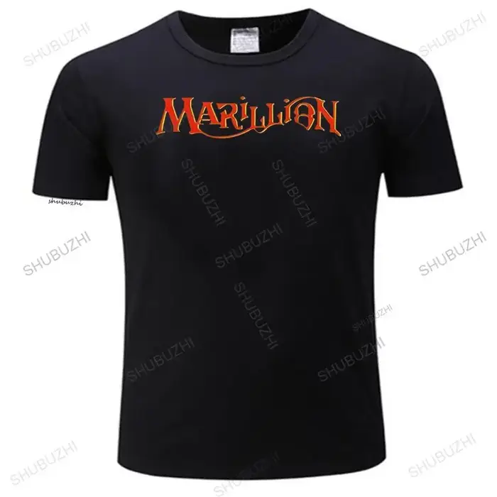 T-shirt à manches courtes avec logo du groupe de rock britannique Marillion