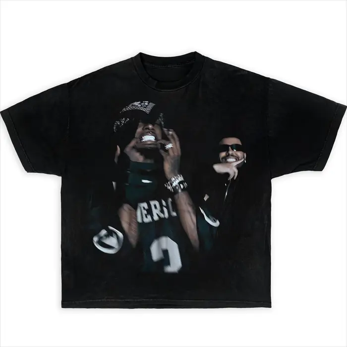Playboi Carti The Weeknd Streetwear Boxy Tee Shirt Y2K Shirts Graphic Shirt Tee Rap Shirts Tour Tshi