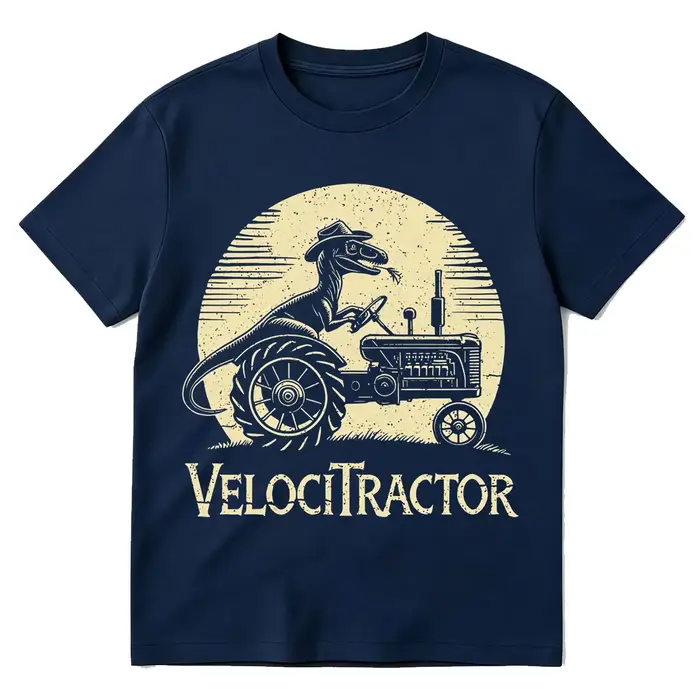 T-shirt graphique VelociTractor drôle pour hommes et femmes