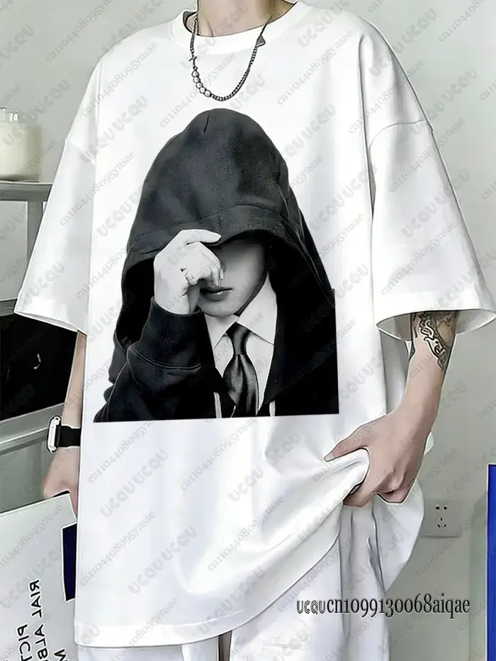 T-shirt Kpop Boy Band pour Hommes et Femmes, T-shirt d'été en Coton 2026, Polera à Manches Courtes, 