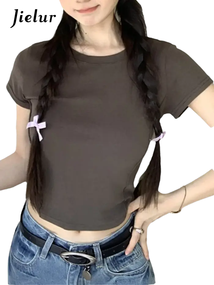 T-Shirt à col rond pour femmes