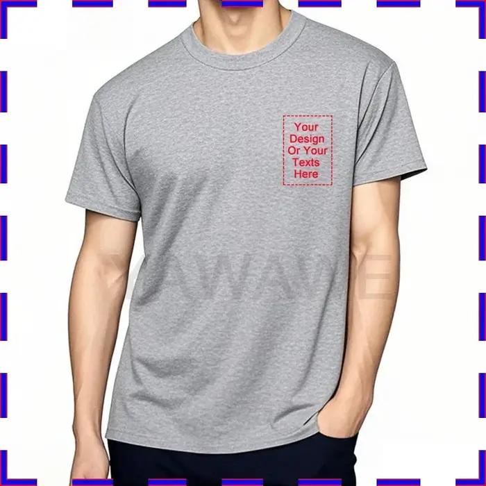T-shirt homme personnalisé sur mesure fait votre propre texte ici