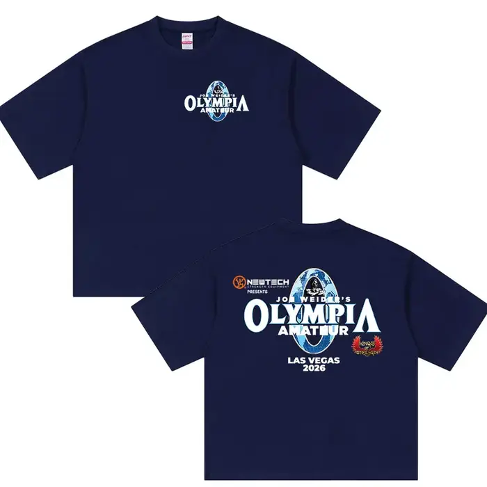 T-shirt graphique Olympia Gym Fitness Pump 2026 pour homme