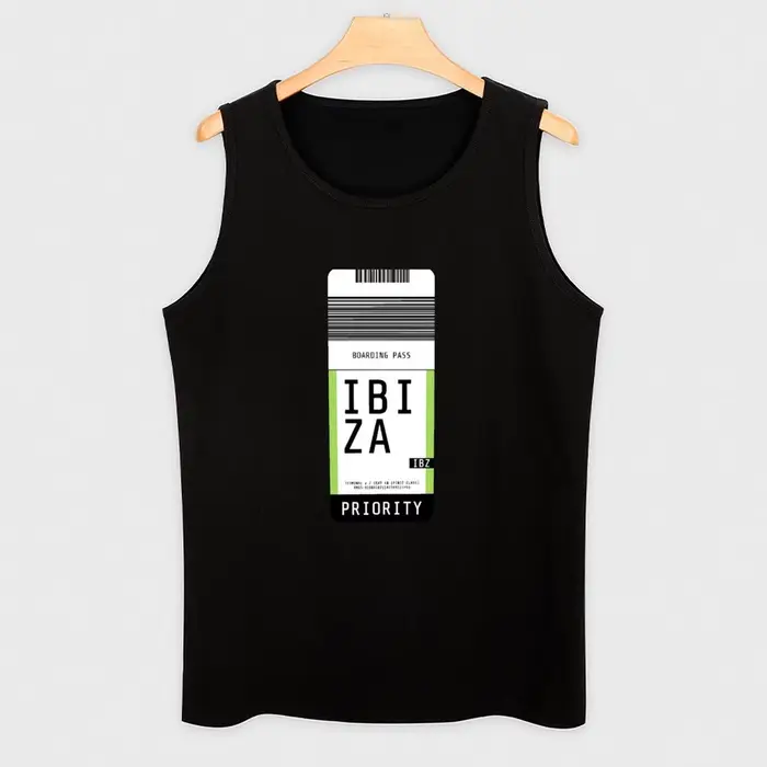Ibiza Boarding Pass IBZ Tank Top