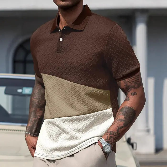 Nouveau polo à manches courtes pour homme