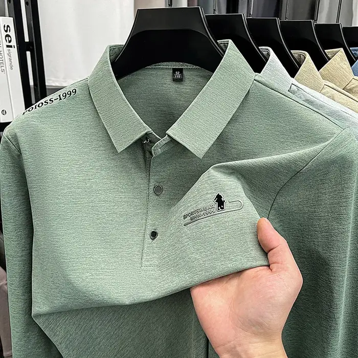 Polo à manches longues pour homme