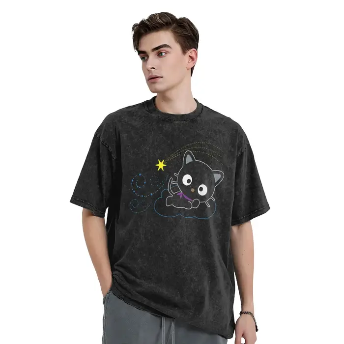 Chococat Logo T-Shirt été Streetwear t-shirts décontracté Harajuku
