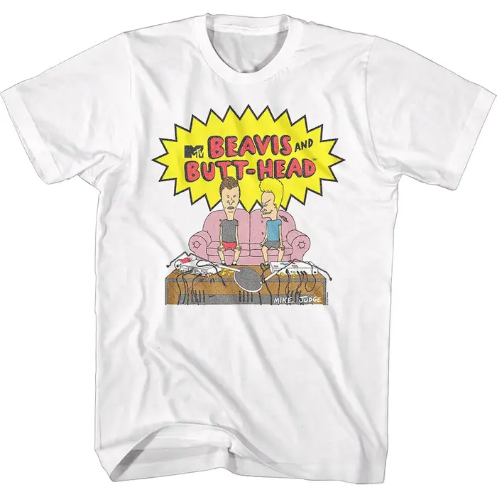 T-Shirt Beavis and Butt-head 100% coton