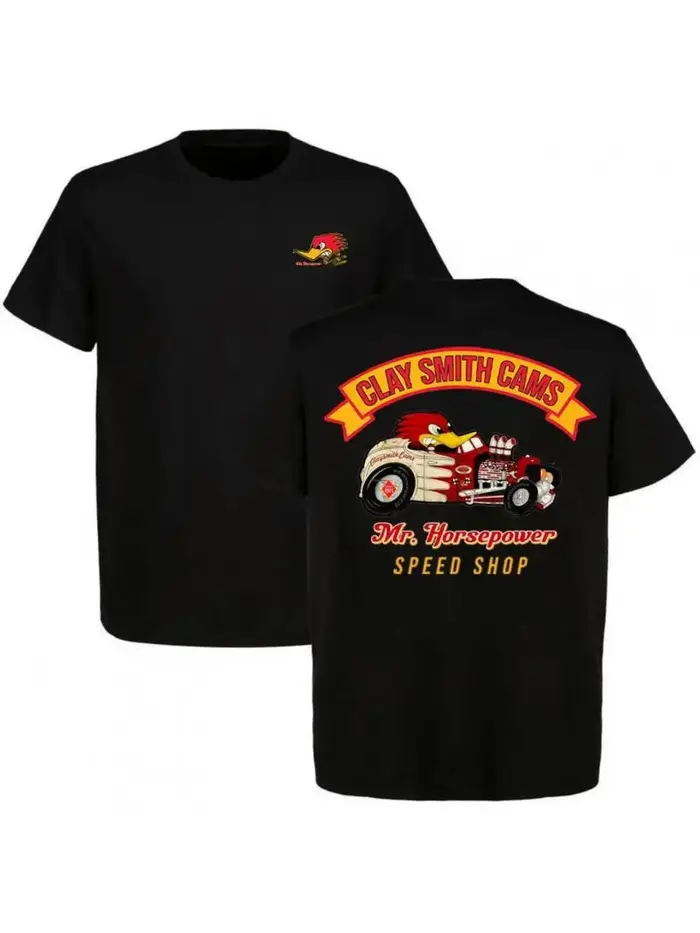 M. T-shirt Horsepower, design rétro de dessin animé de mécanicien automobile, T-shirt pour hommes, c
