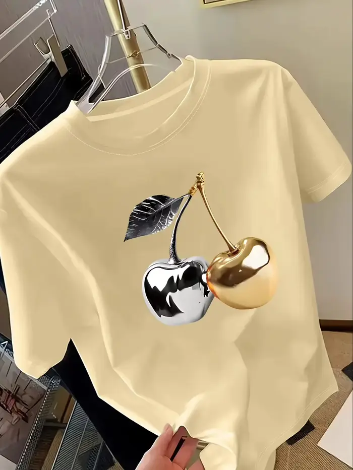 T-shirt à manches courtes pour femme