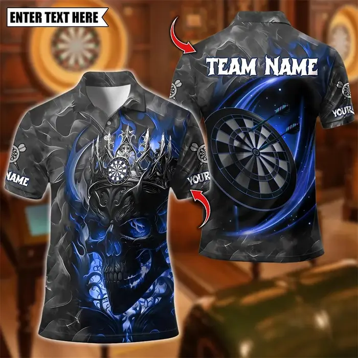 Polo pour hommes à motif Tête de mort et Ours