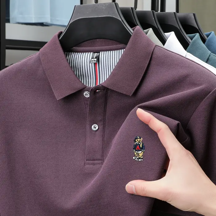 Polo à manches courtes pour hommes