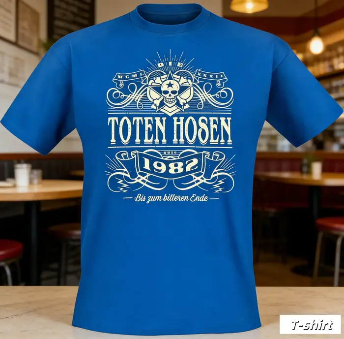 T-shirt décontracté Alte Schule _ Die Toten Hosen pour hommes et femmes
