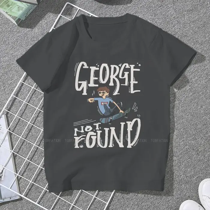 T-shirt de skateboard George pour femme, ample, en coton, avec image de rêve SMP Grunge, Vintage
