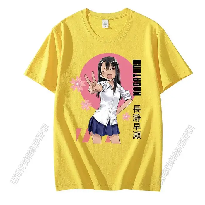 T-shirt imprimé anime japonais Don't Toy With Me Miss Anime
