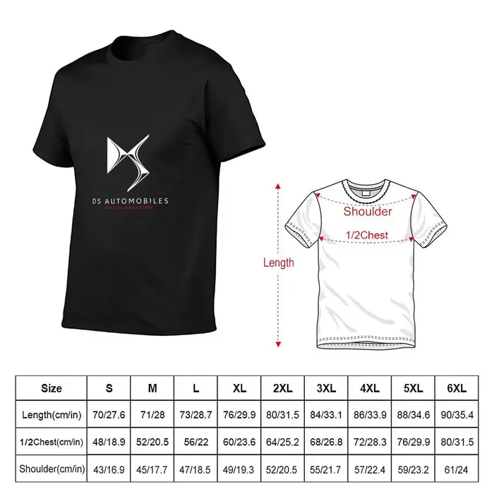 T-shirt blanc DS Automobiles pour hommes