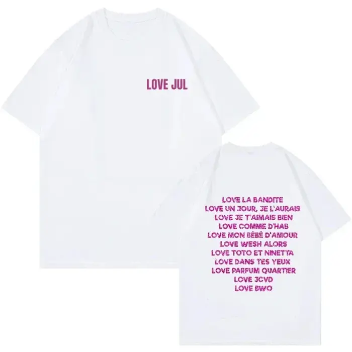 Nouveau T-shirt graphique vintage Rapper Jul pour hommes et femmes
