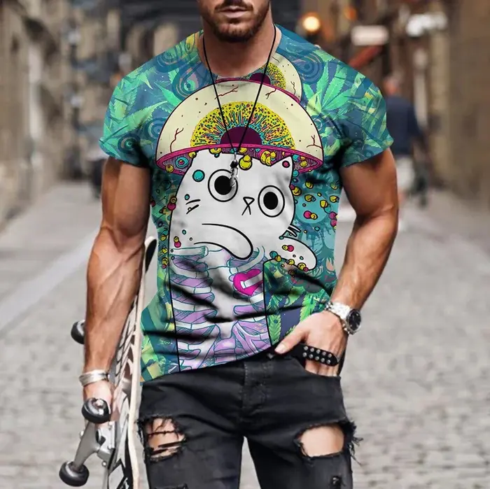 T-shirt imprimé Texaco Motor Oil pour hommes