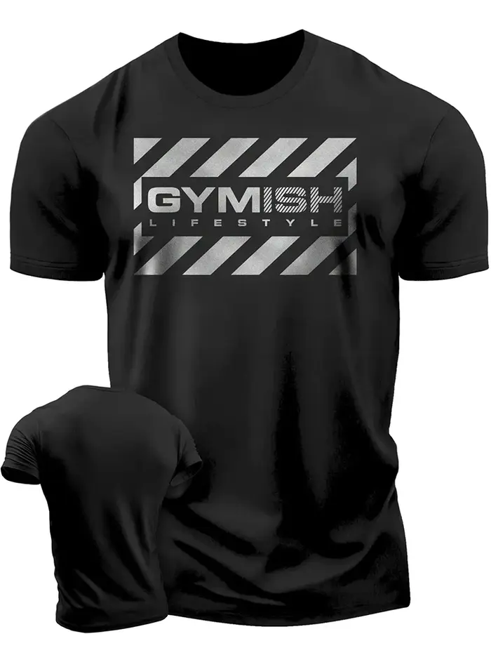 Le T-shirt pour hommes imprimé en 3D pour l'été de 2025 est un best-seller pour le sport, le fitness