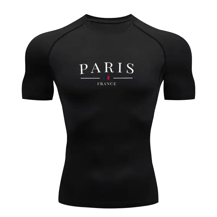 T-shirt de sport moulant pour homme