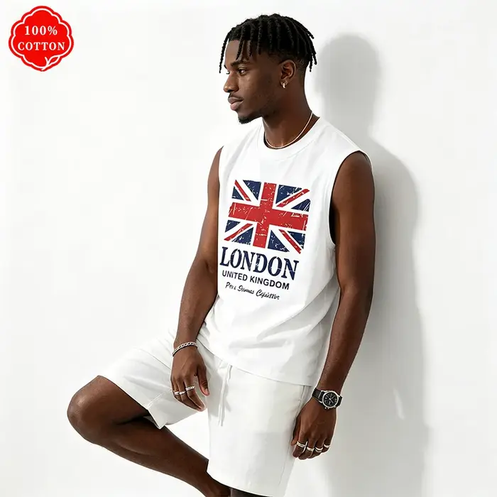 Débardeur pour homme 100% coton pour l'été