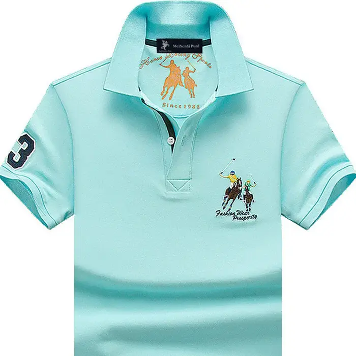 Polo T-shirt Homme en Coton Grande Taille