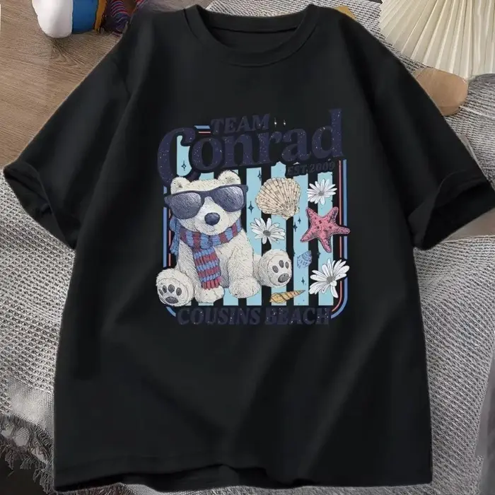 T-shirt Team Conrad Junior Mint Bear pour hommes et femmes