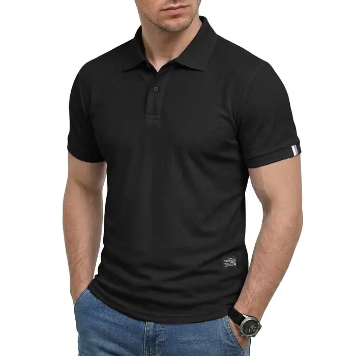 Chemises polo à manches courtes pour hommes, t-shirts décontractés d'été pour hommes, t-shirts de ra