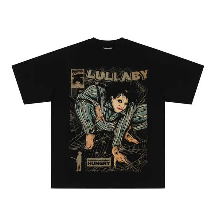 T-shirt imprimé du groupe de rock britannique The Cure
