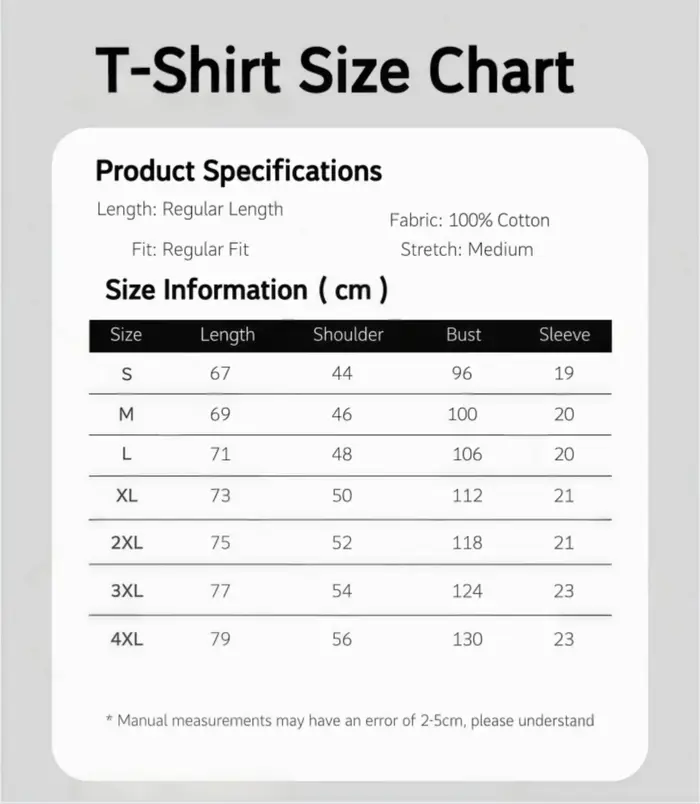 T-shirt unisexe en coton pour hommes et femmes