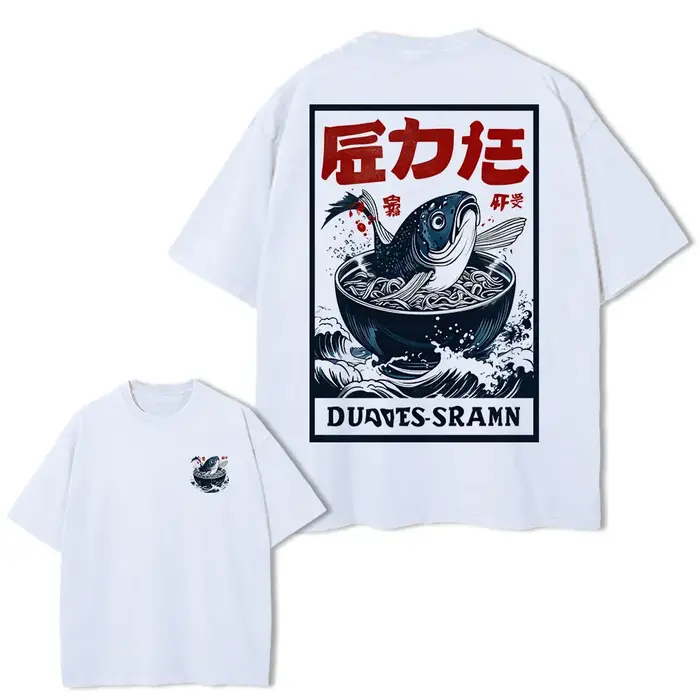 T-shirt surdimensionné en coton pour hommes