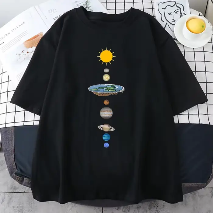 T-shirt graphique à manches courtes pour femmes