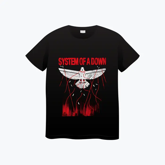 T-shirt ample en coton à manches courtes pour hommes et femmes, style hip-hop, rock, punk, heavy met
