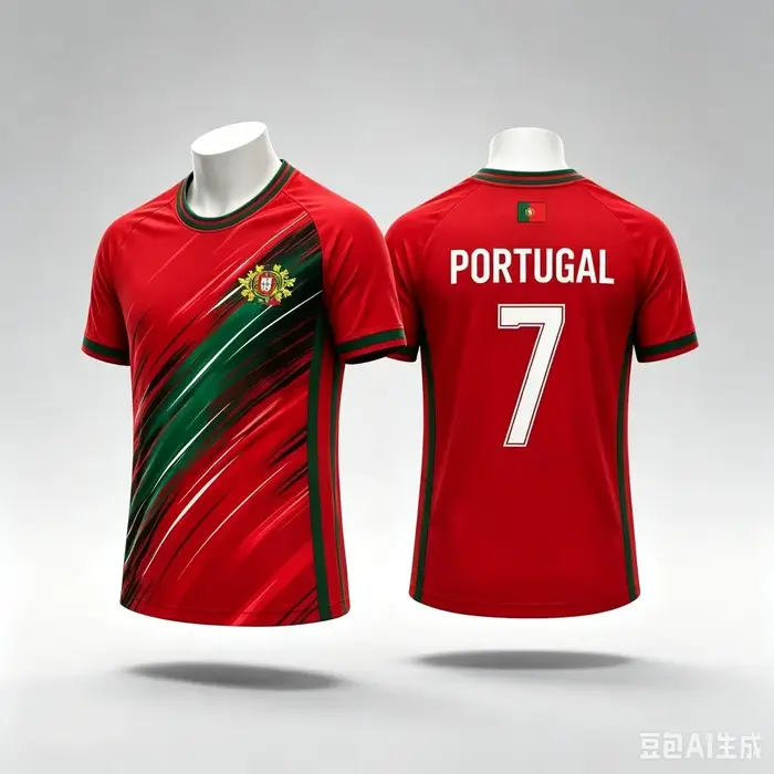 T-shirts pour hommes imprimés avec le drapeau national du Portugal