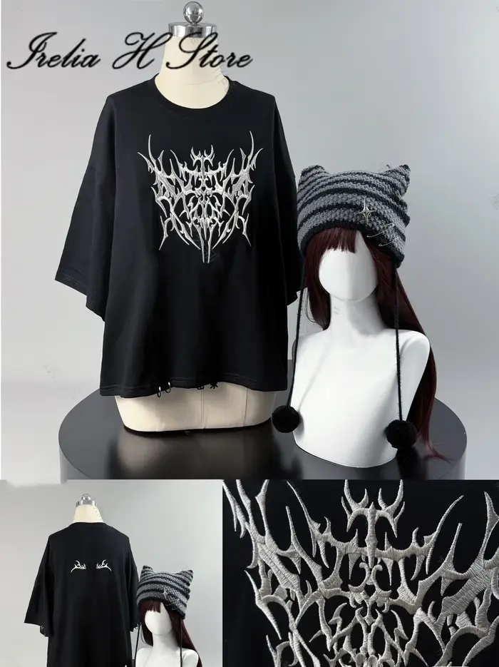 En stock Irelia H Store FF14 t-shirt Final Fantasy XIV t-shirt Cosplay Costume chapeau