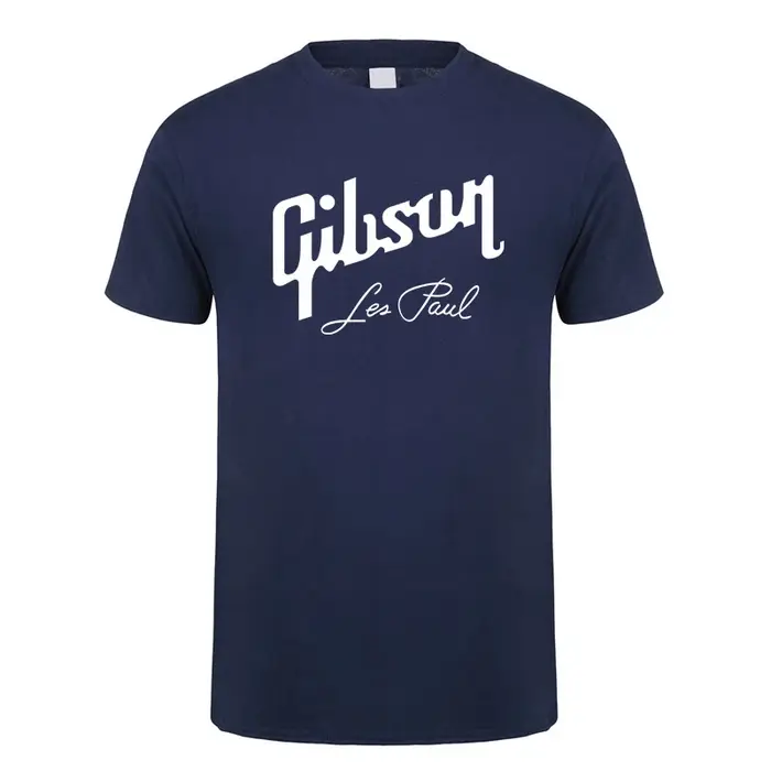 Guitare Gibson t-shirt été hommes à manches courtes coton t-shirts