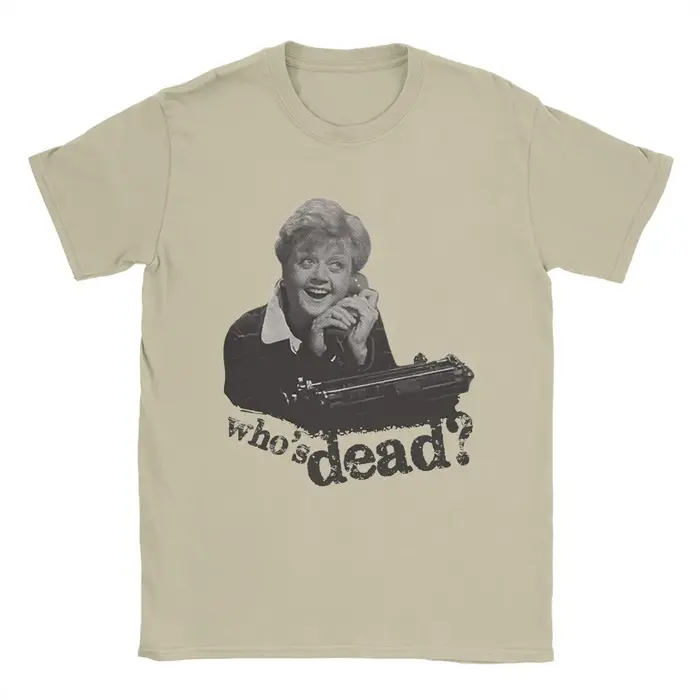 Hommes meurtre elle écrit Fletcher t-shirt pur coton vêtements drôle à manches courtes col rond T-Sh
