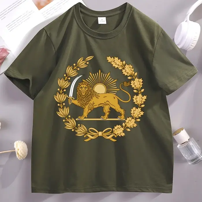 T-shirt Iran Lion et Soleil